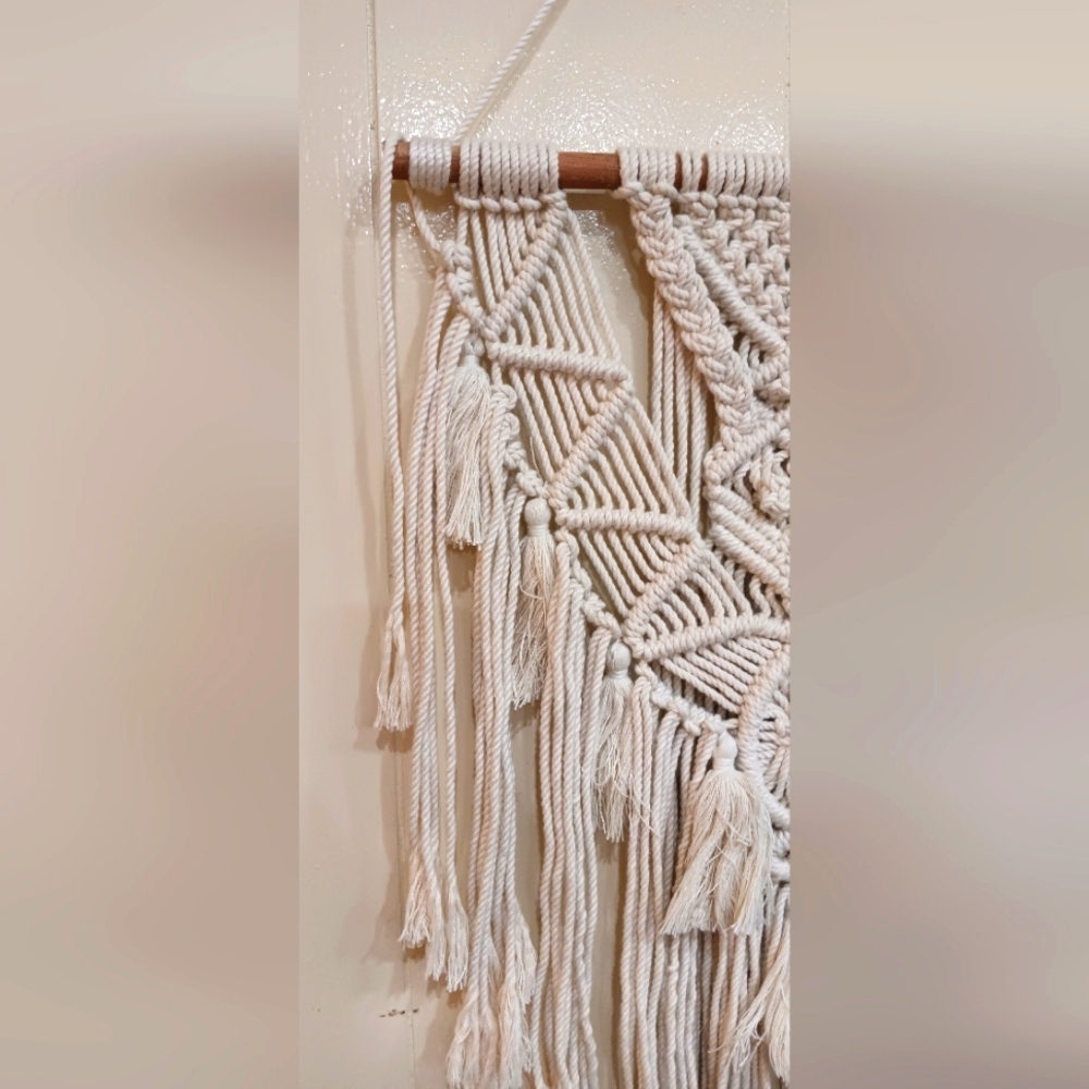 Wall Hanging Woven Wall Decor India Boho Chic Bohemian Wall Art Home Decoration - Picture 2 of 7